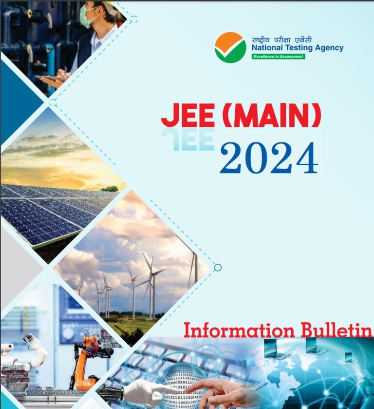 JEE Mains 2024 Notification PdfApplication Form, Eligibility